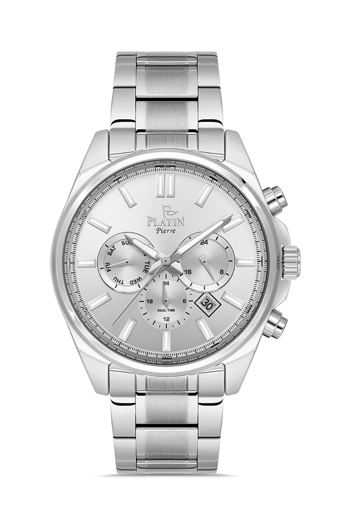 PLATİN PİERRE ERKEK KOL SAATİ