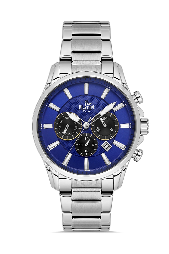 PLATİN PİERRE ERKEK KOL SAATİ