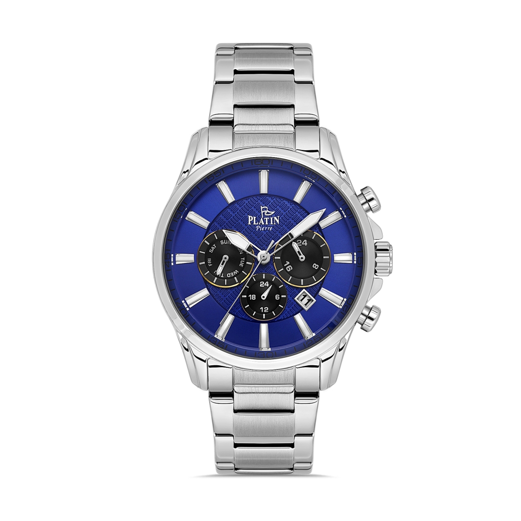 PLATİN PİERRE ERKEK KOL SAATİ