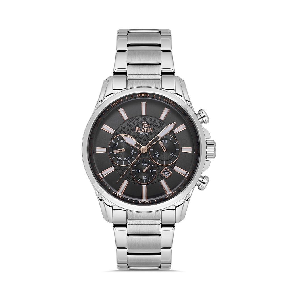 PLATİN PİERRE ERKEK KOL SAATİ