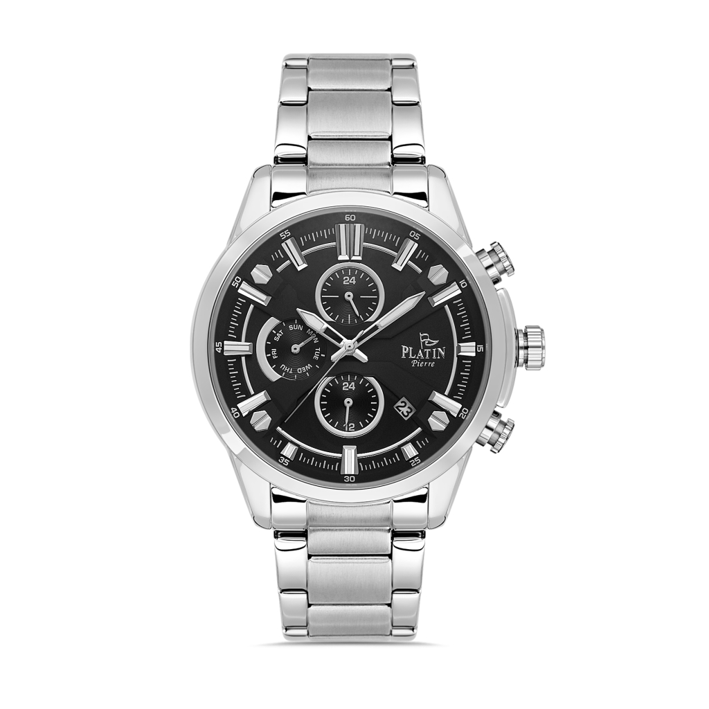 PLATİN PİERRE ERKEK KOL SAATİ