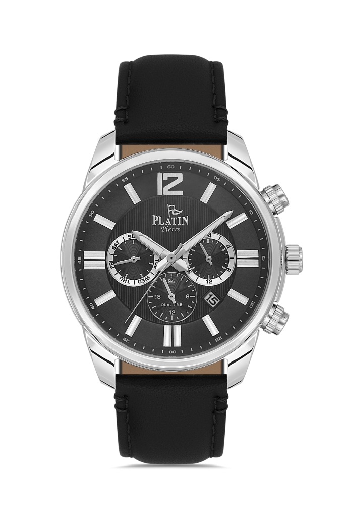 PLATİN PİERRE ERKEK KOL SAATİ