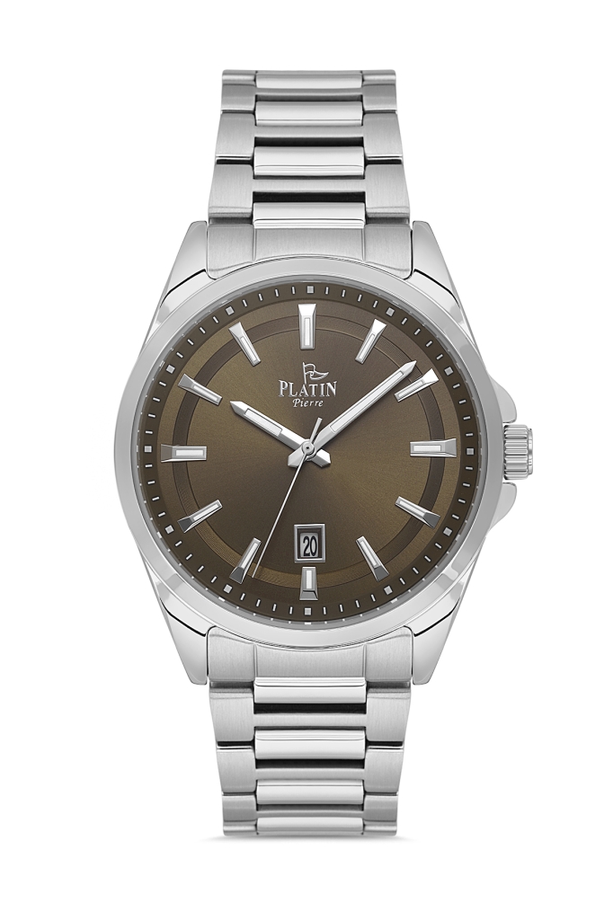 PLATİN PİERRE ERKEK KOL SAATİ