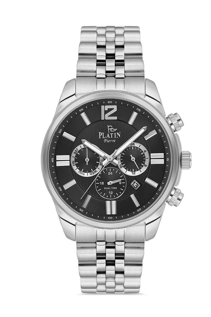PLATİN PİERRE ERKEK KOL SAATİ