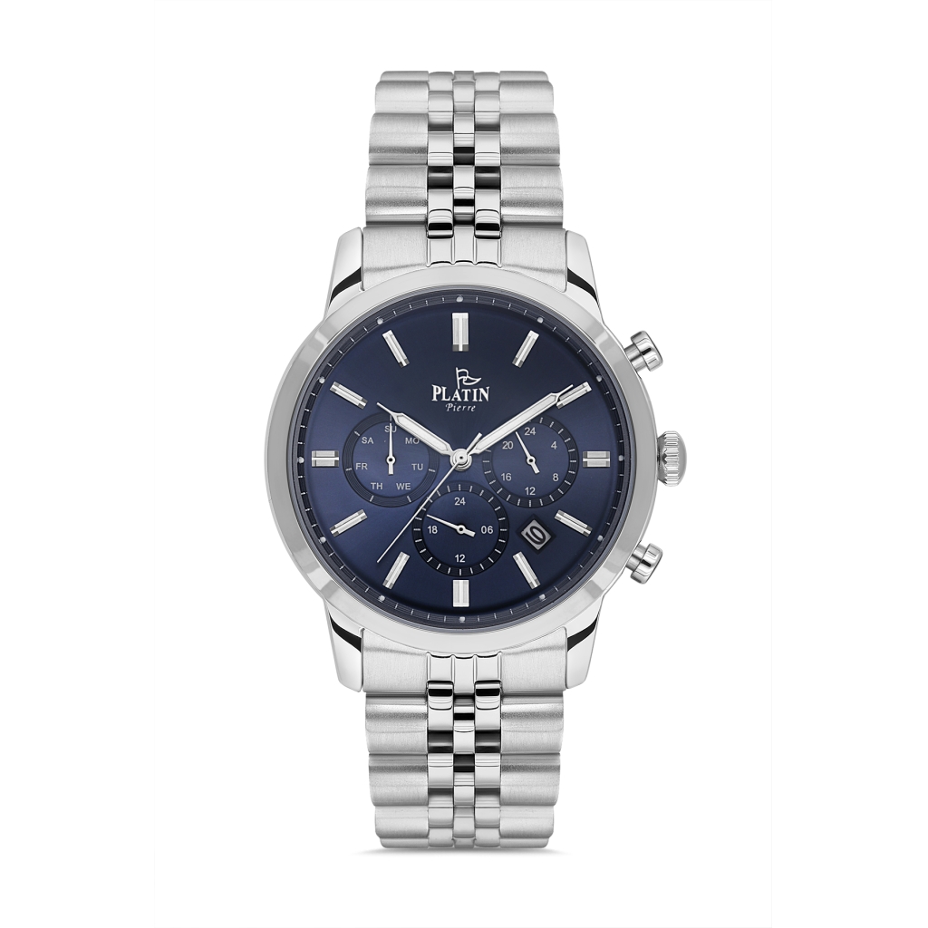 PLATİN PİERRE ERKEK KOL SAATİ