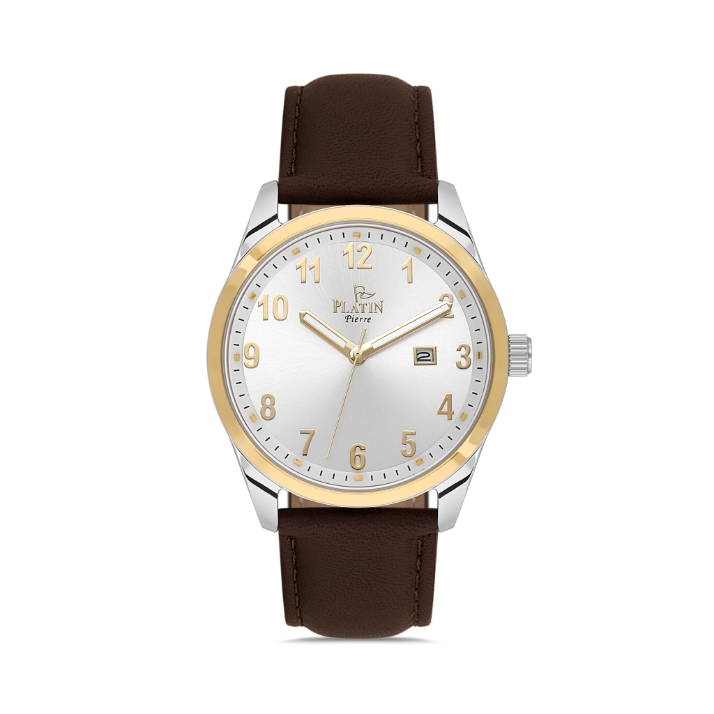 PLATİN PİERRE ERKEK KOL SAATİ