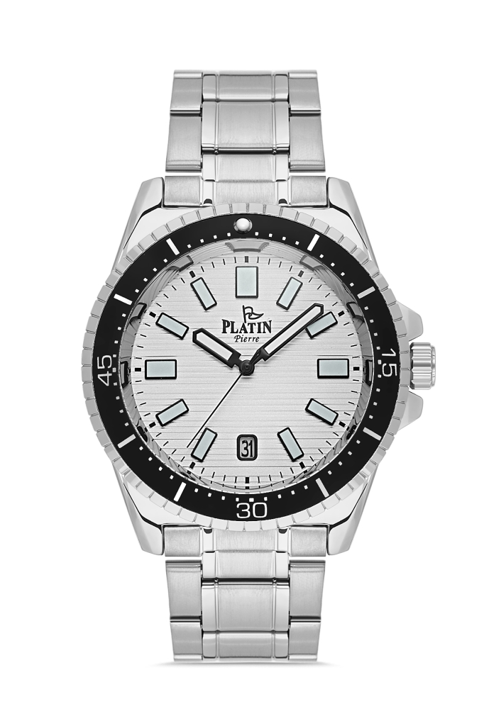 PLATİN PİERRE ERKEK KOL SAATİ