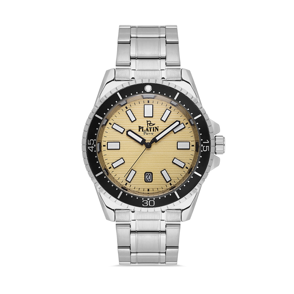 PLATİN PİERRE ERKEK KOL SAATİ