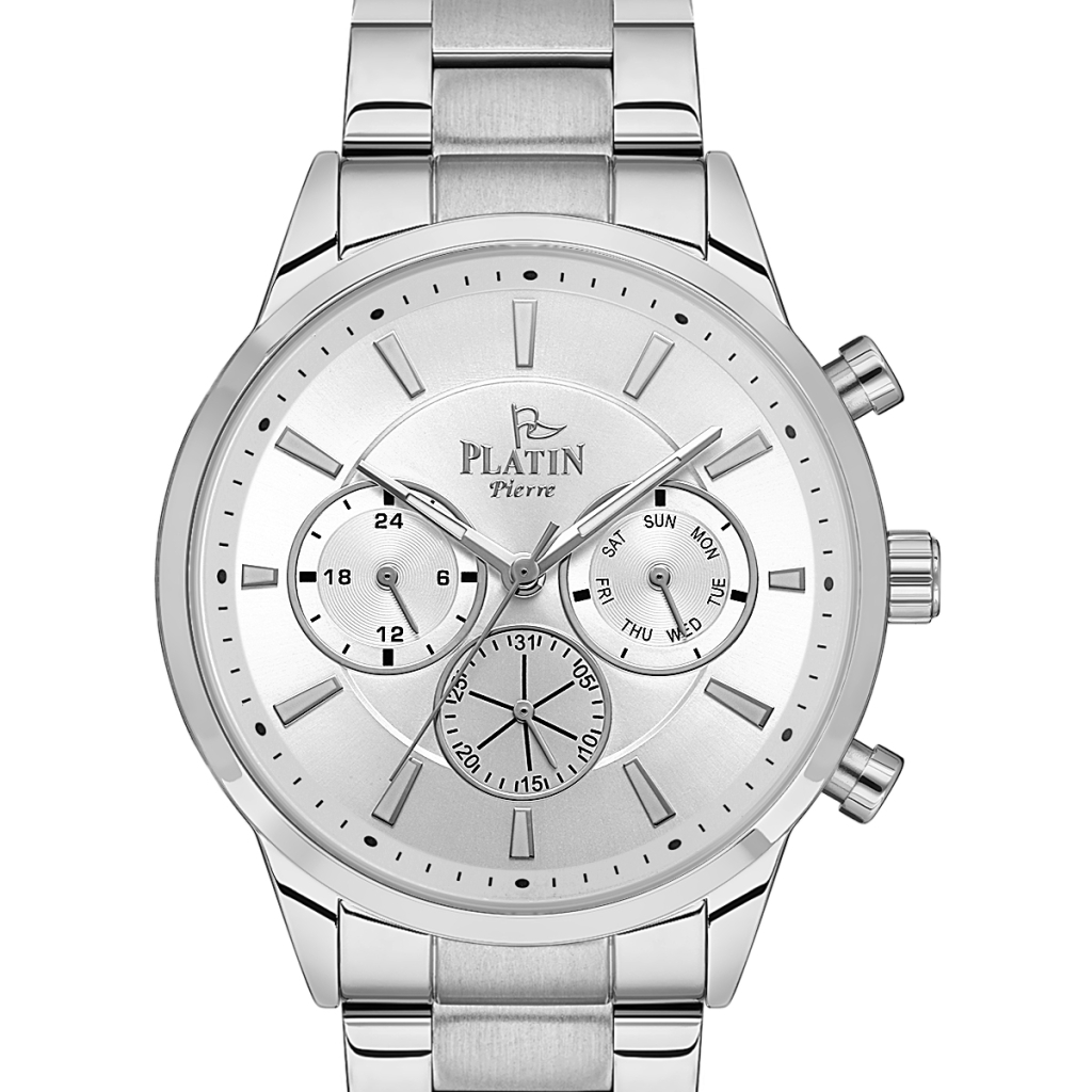 PLATİN PİERRE ERKEK KOL SAATİ