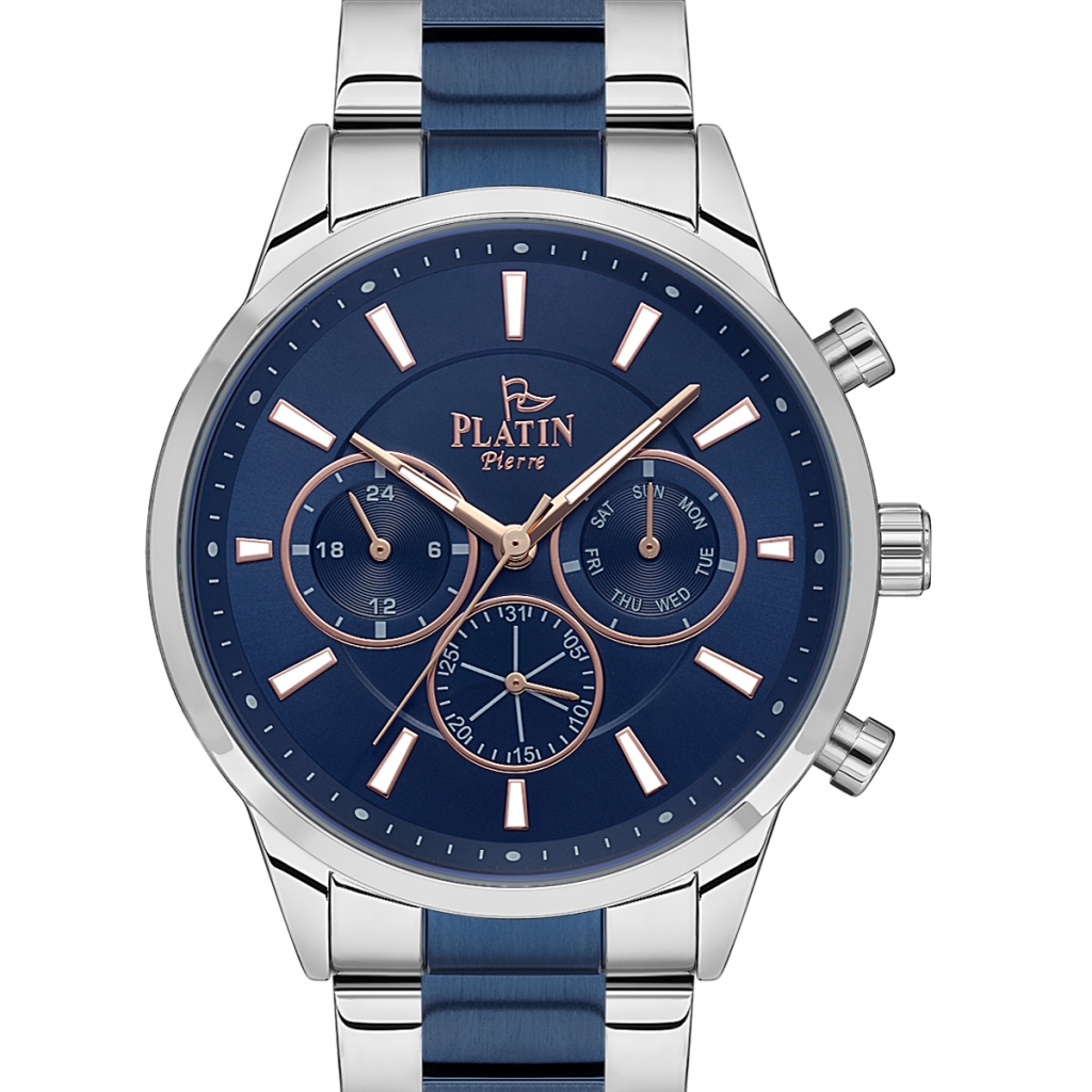 PLATİN PİERRE ERKEK KOL SAATİ