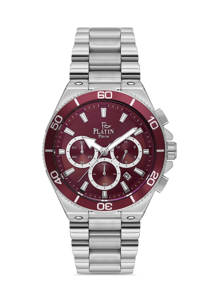 PLATİN PİERRE ERKEK KOL SAATİ