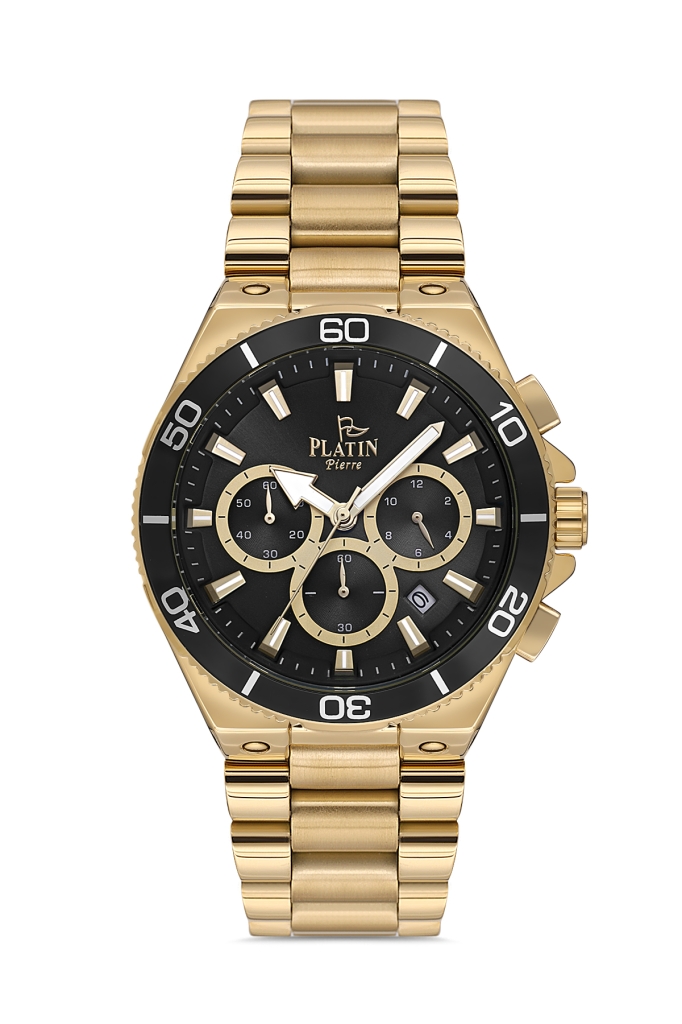 PLATİN PİERRE ERKEK KOL SAATİ