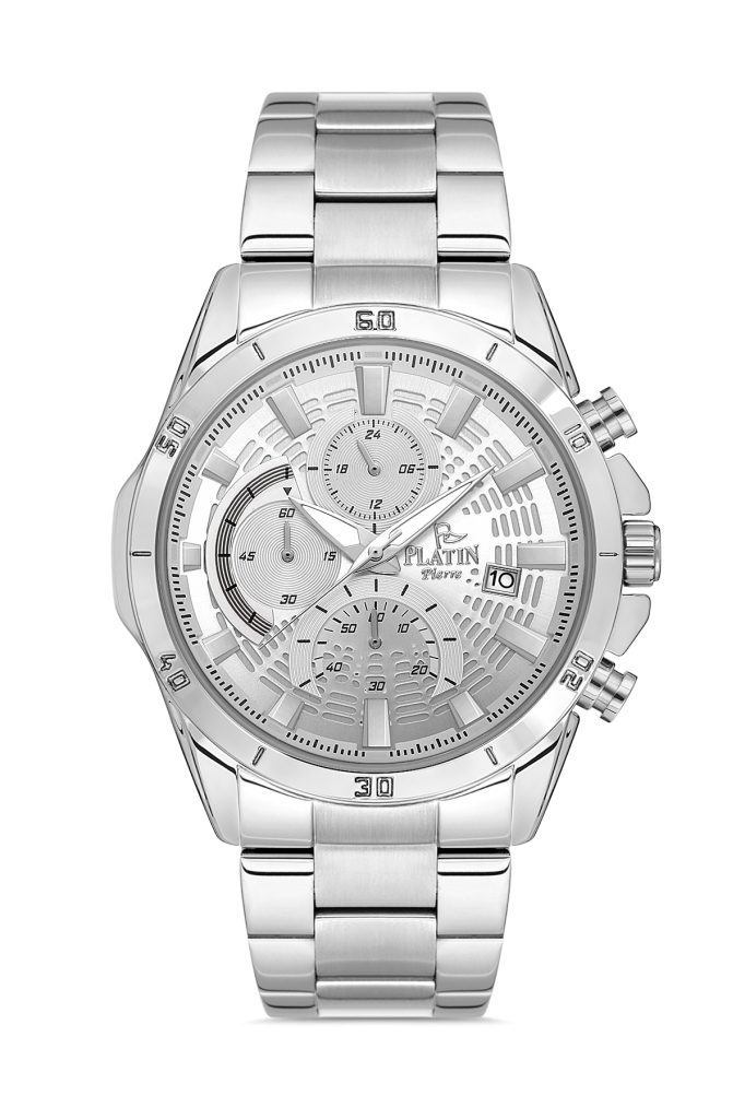 PLATİN PİERRE ERKEK KOL SAATİ