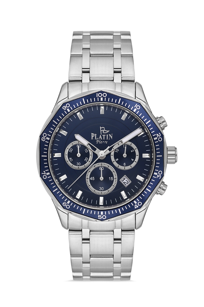 PLATİN PİERRE ERKEK KOL SAATİ