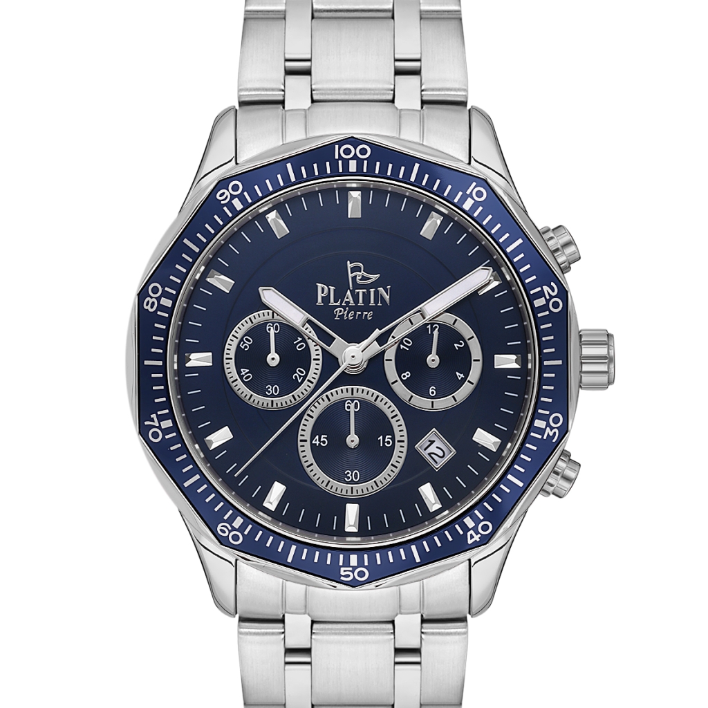 PLATİN PİERRE ERKEK KOL SAATİ