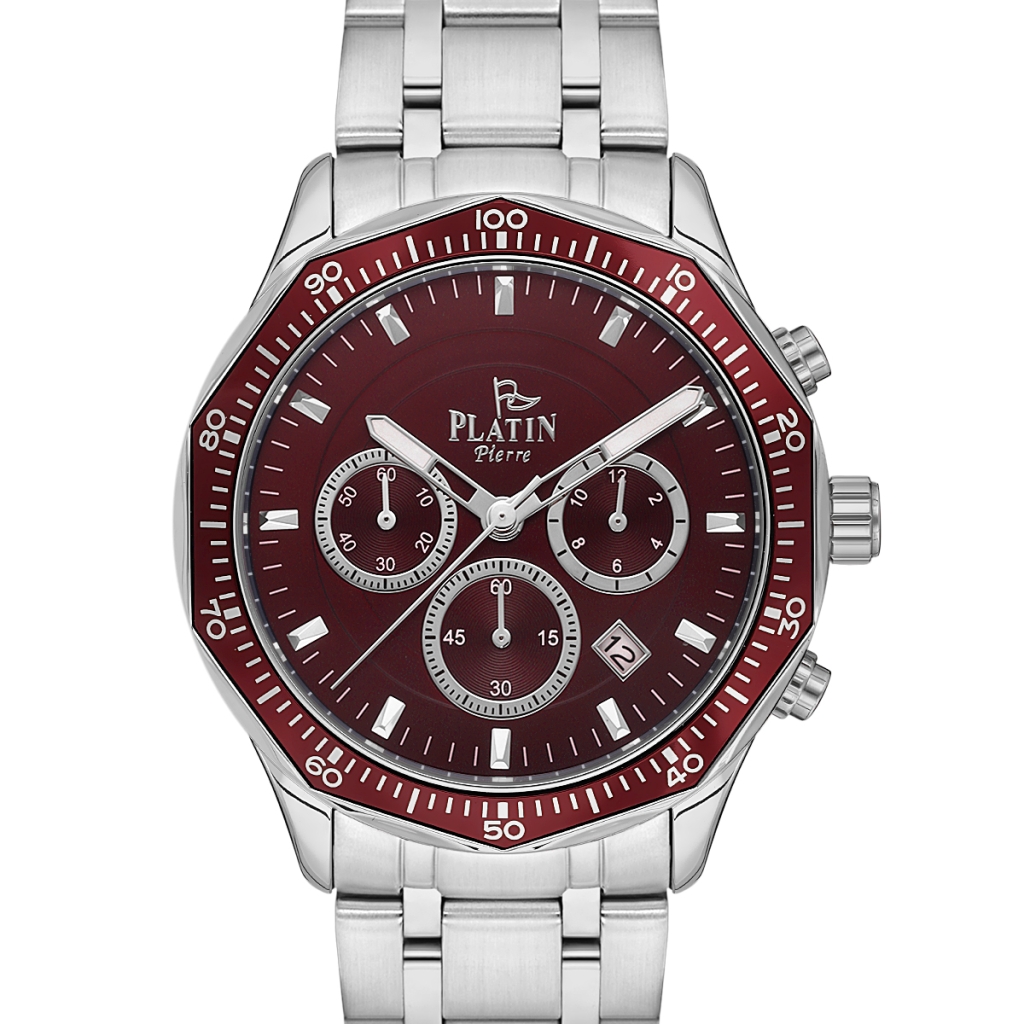 PLATİN PİERRE ERKEK KOL SAATİ