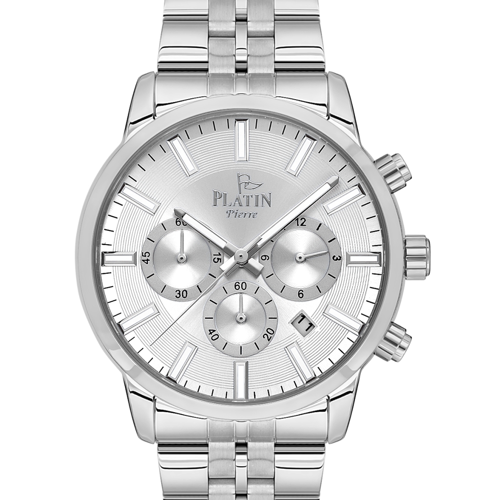 PLATİN PİERRE ERKEK KOL SAATİ