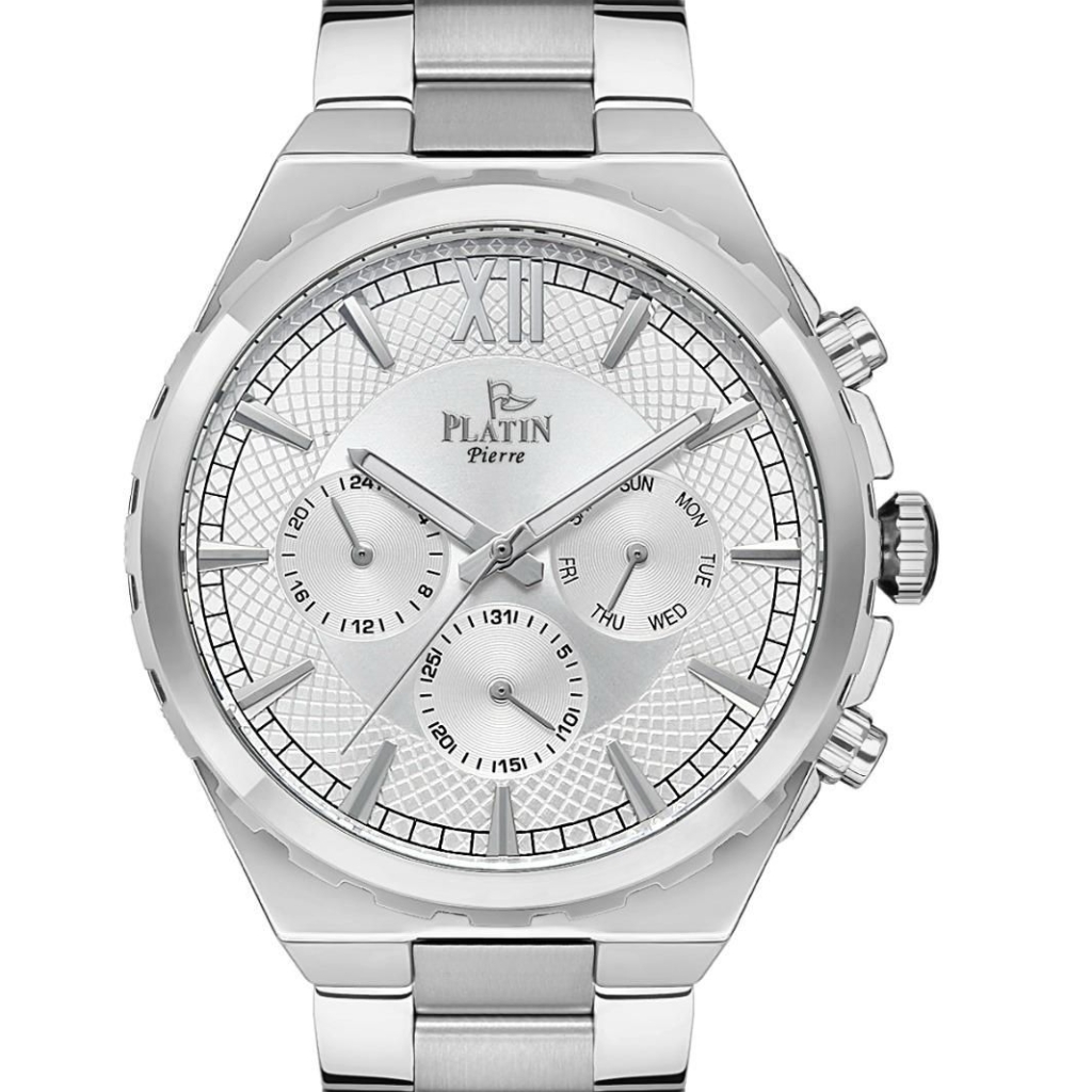 PLATİN PİERRE ERKEK KOL SAATİ