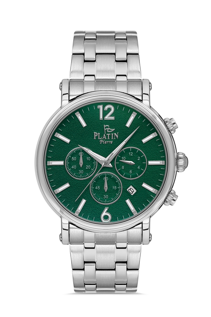 PLATİN PİERRE ERKEK KOL SAATİ