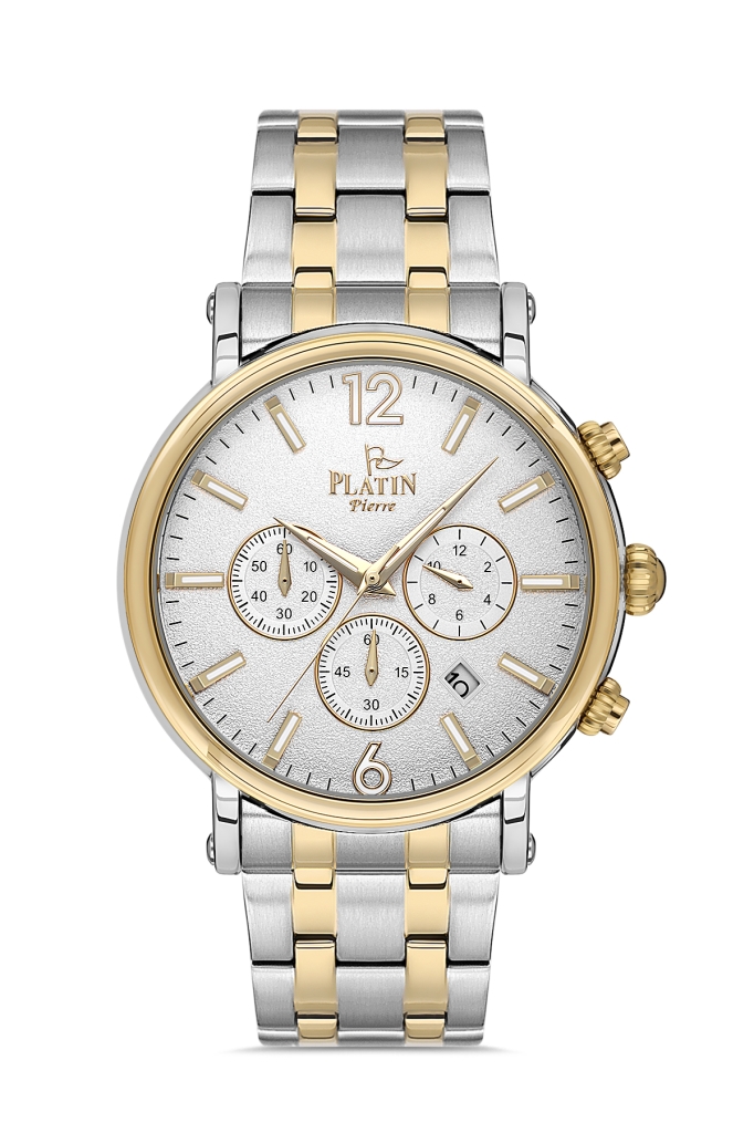 PLATİN PİERRE ERKEK KOL SAATİ
