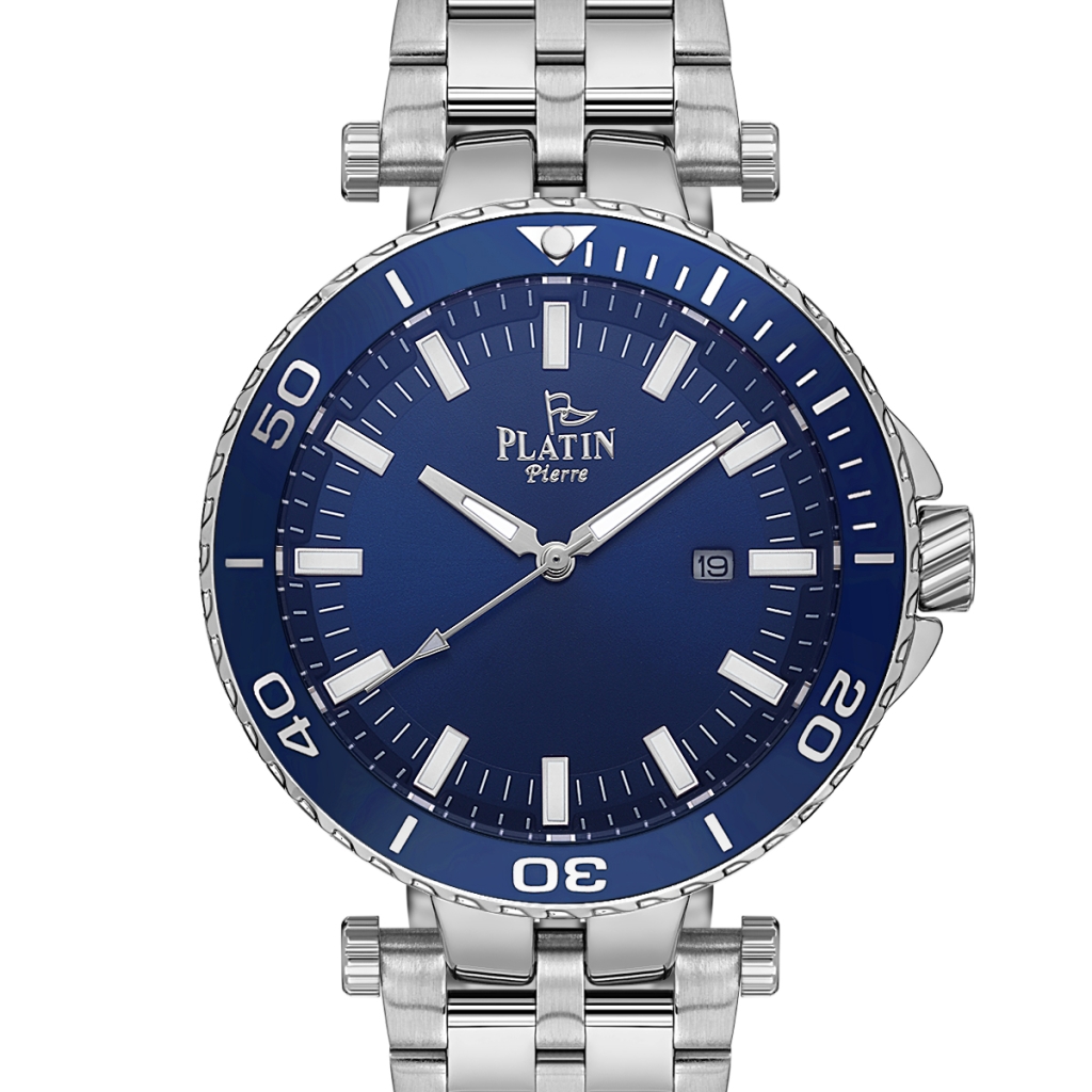 PLATİN PİERRE ERKEK KOL SAATİ