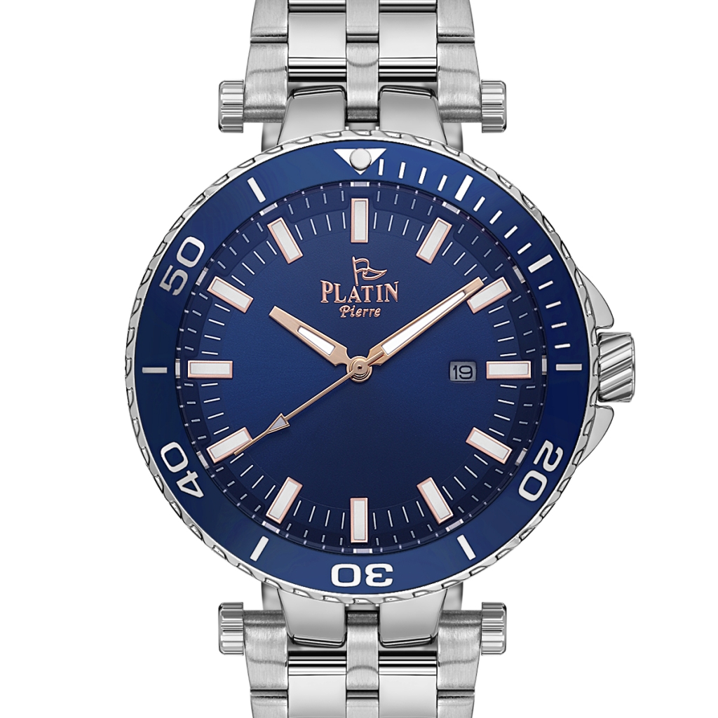 PLATİN PİERRE ERKEK KOL SAATİ