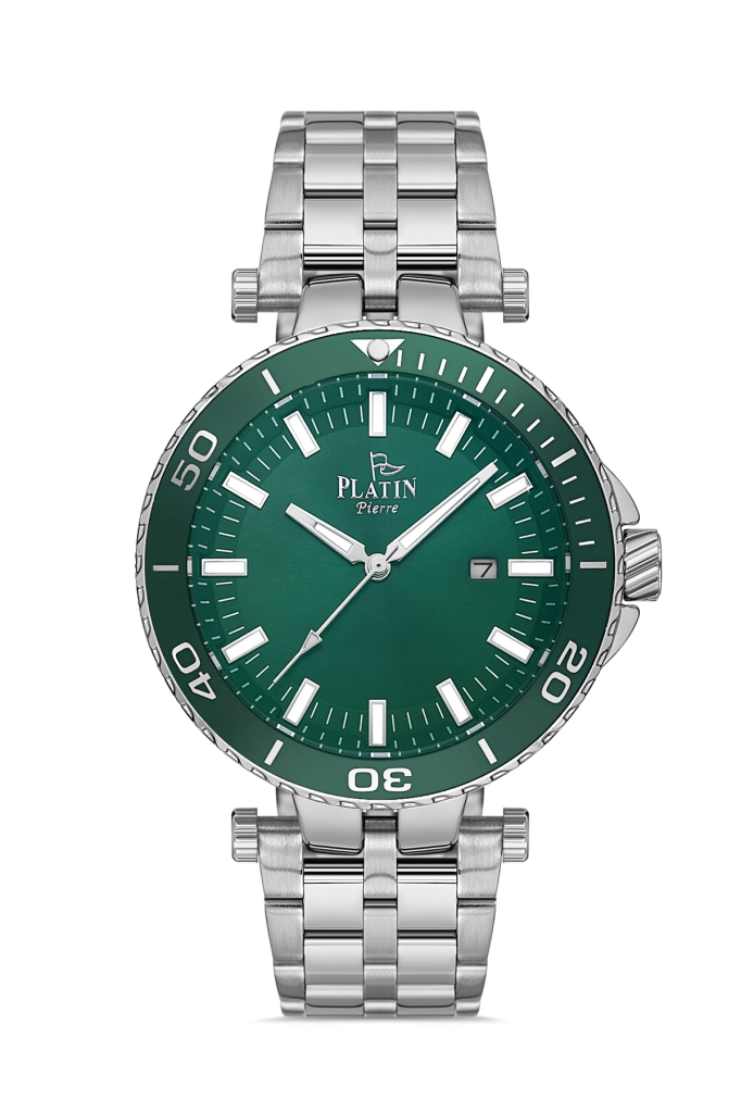 PLATİN PİERRE ERKEK KOL SAATİ