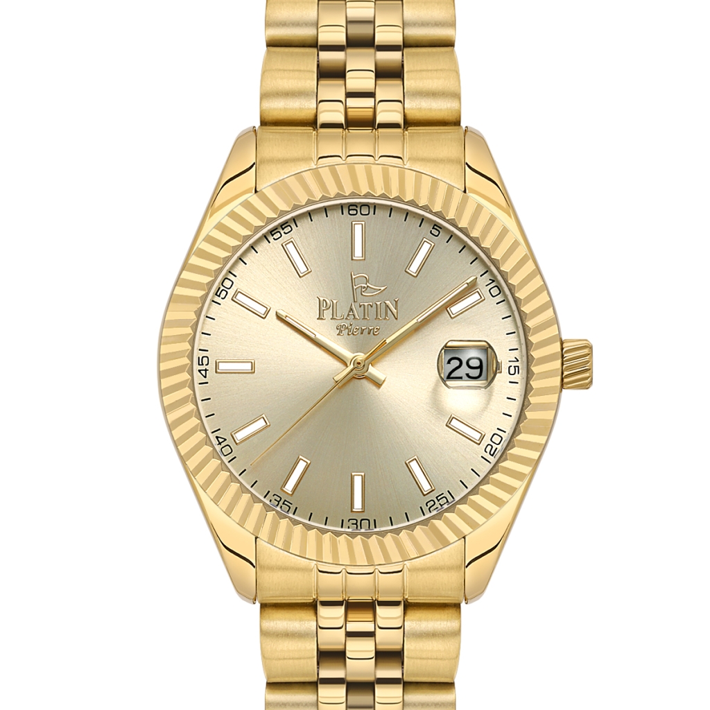 PLATİN PİERRE KADIN KOL SAATİ