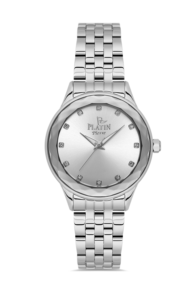 PLATİN PİERRE KADIN KOL SAATİ