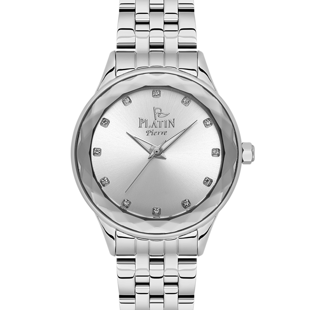 PLATİN PİERRE KADIN KOL SAATİ