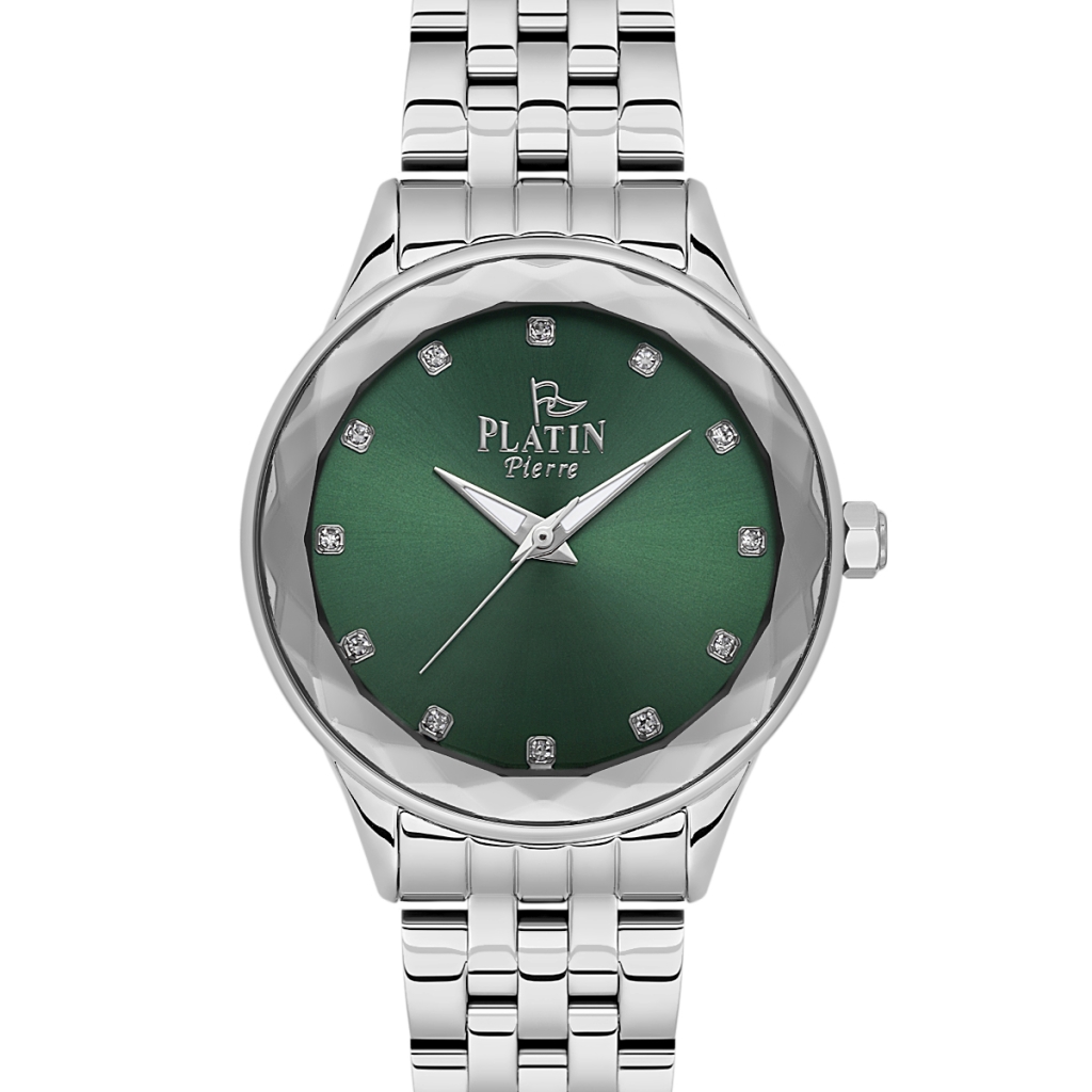 PLATİN PİERRE KADIN KOL SAATİ