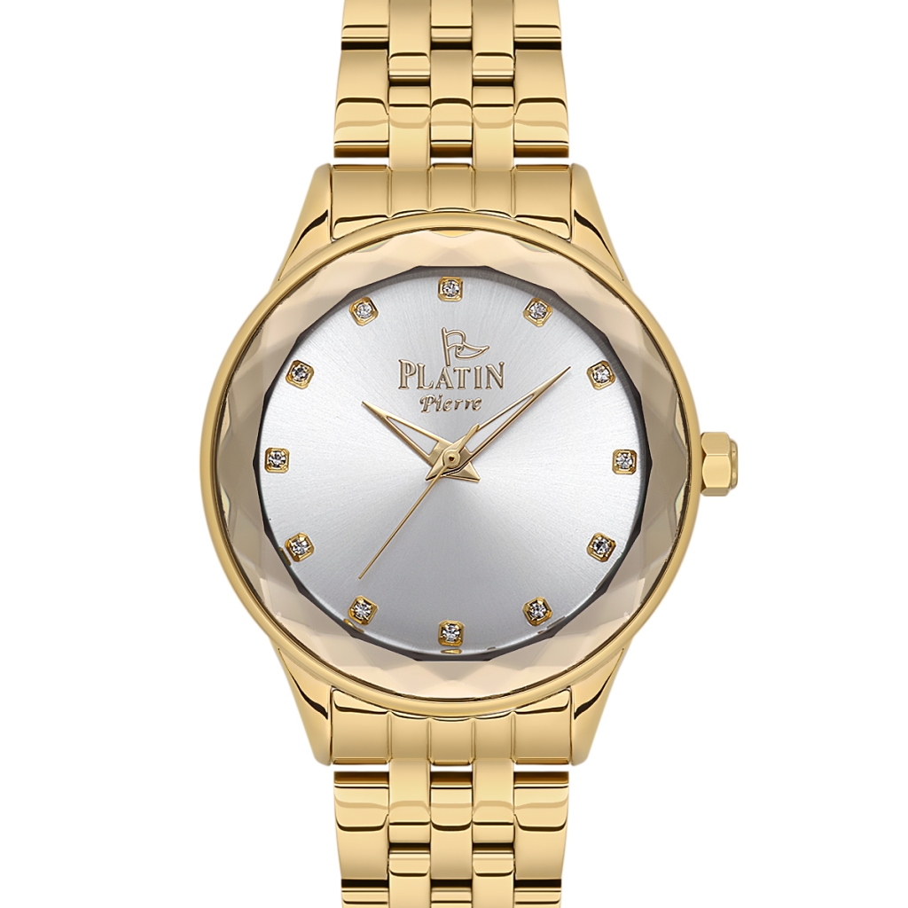 PLATİN PİERRE KADIN KOL SAATİ