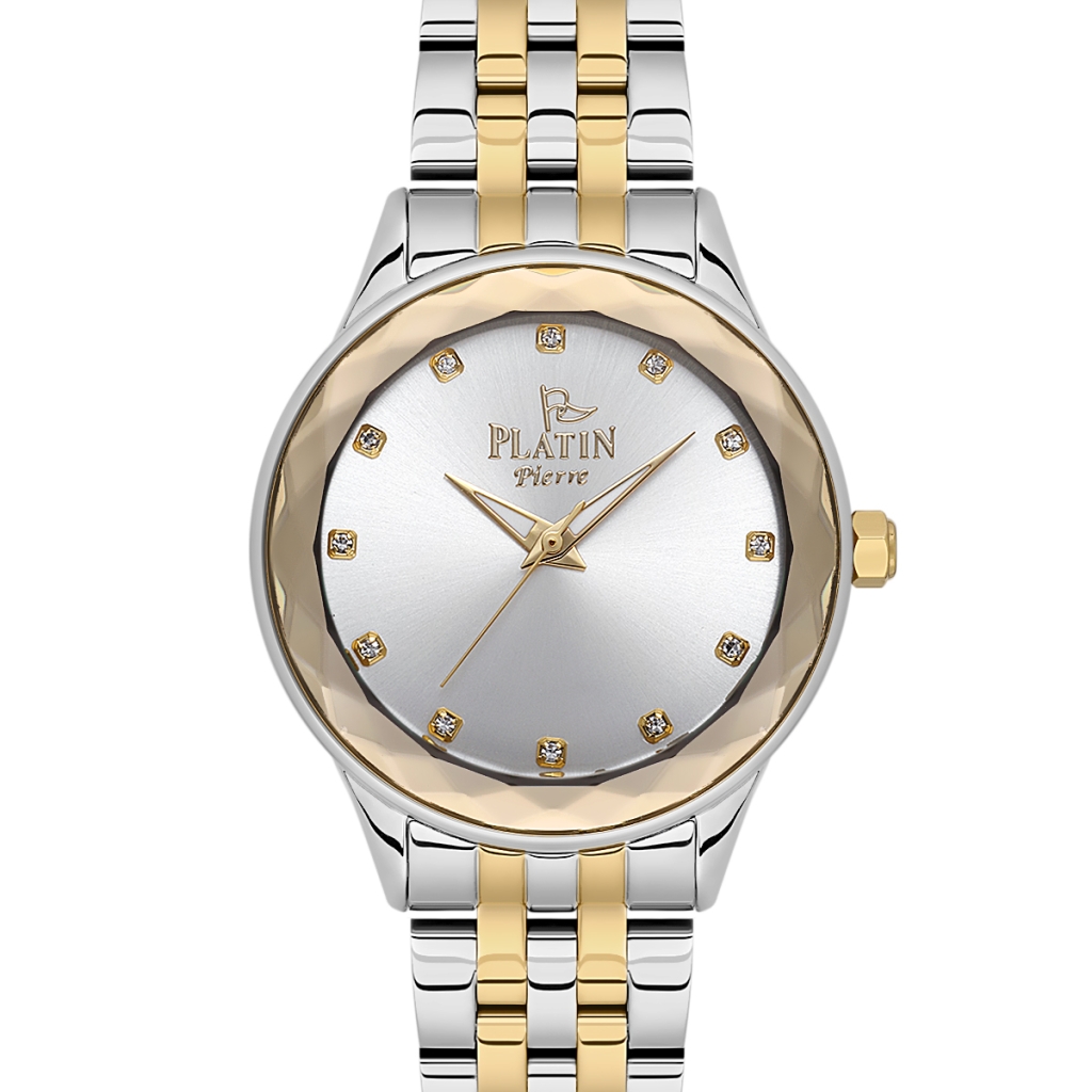 PLATİN PİERRE KADIN KOL SAATİ