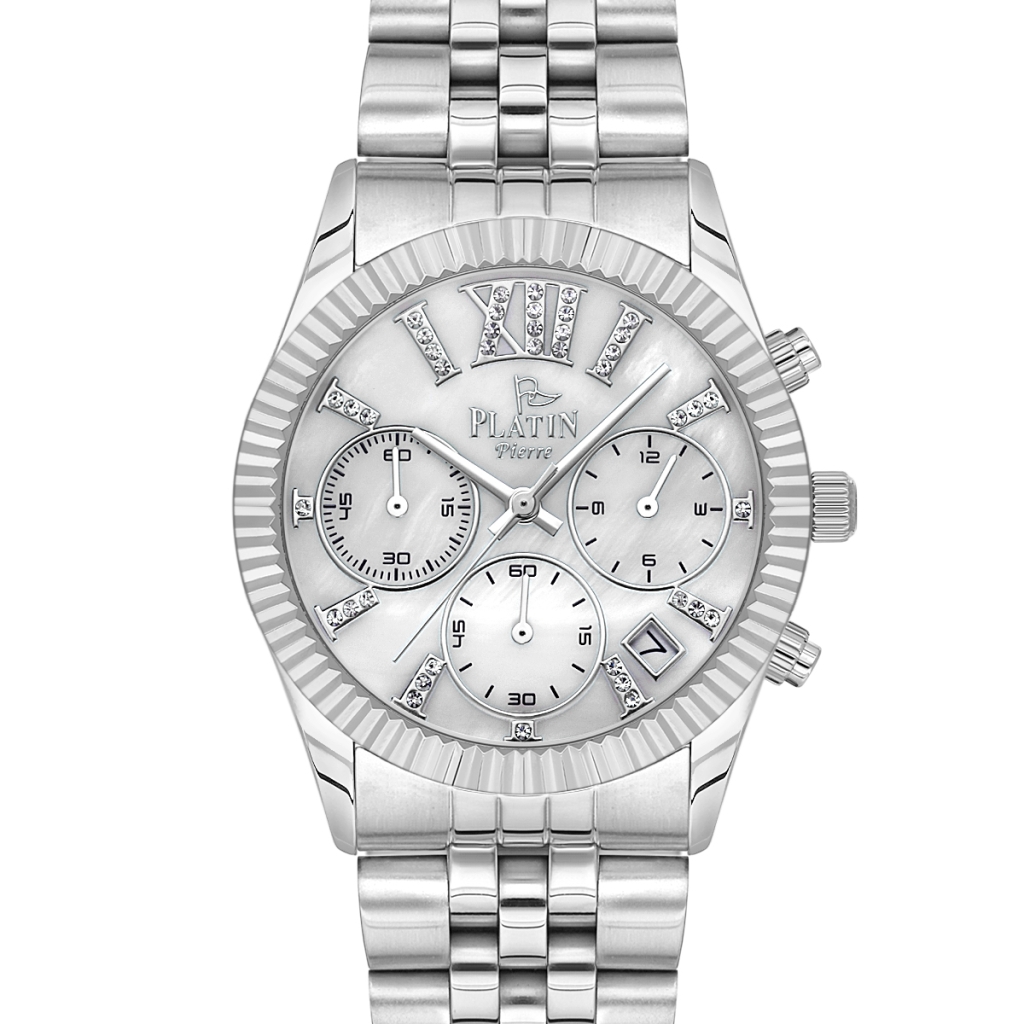 PLATİN PİERRE KADIN KOL SAATİ