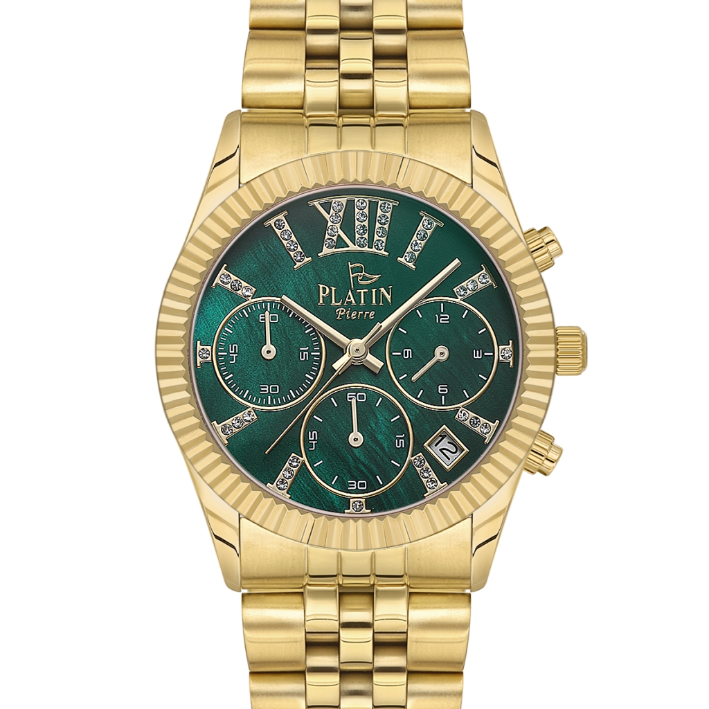 PLATİN PİERRE KADIN KOL SAATİ