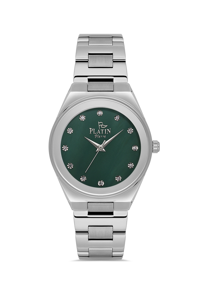 PLATİN PİERRE KADIN KOL SAATİ
