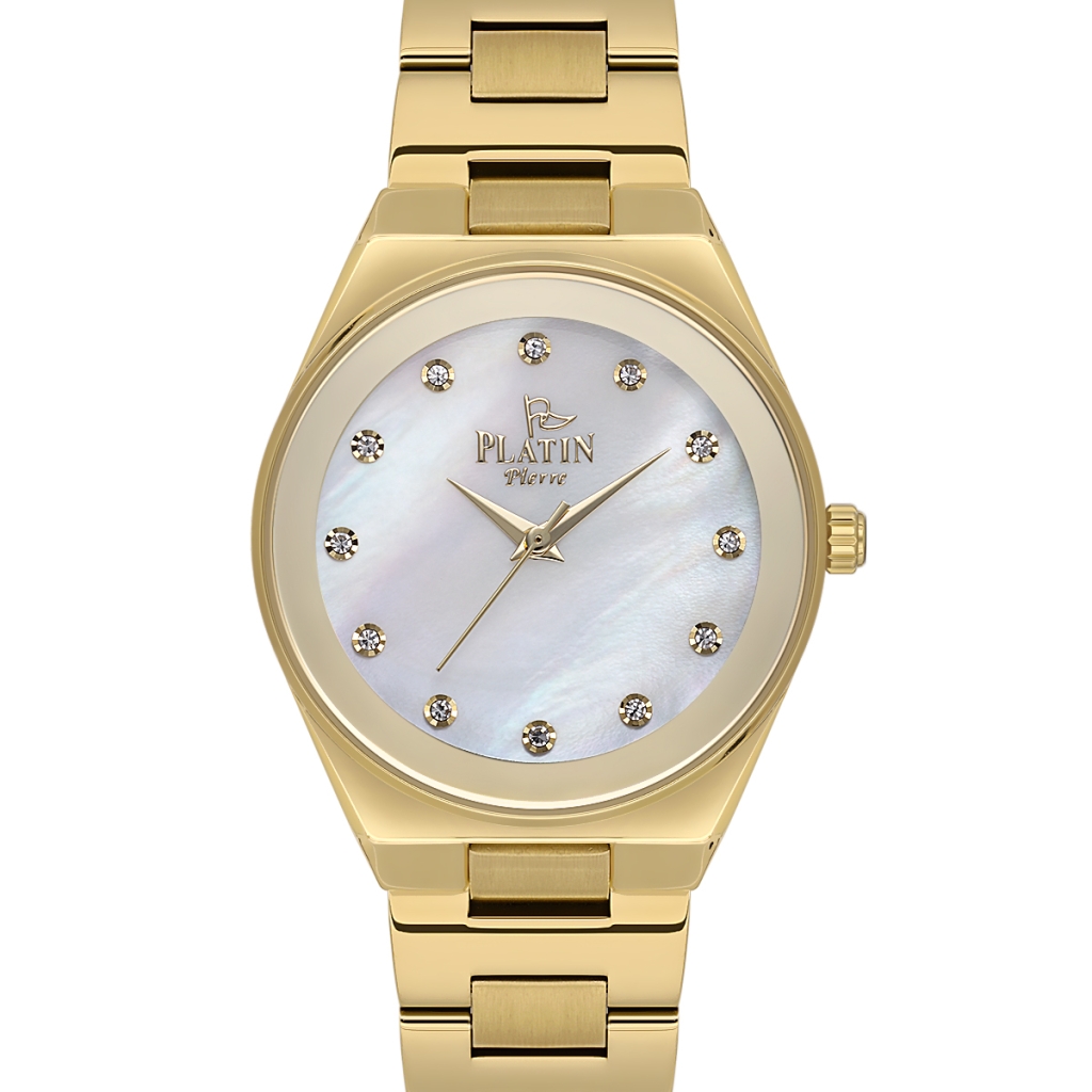 PLATİN PİERRE KADIN KOL SAATİ
