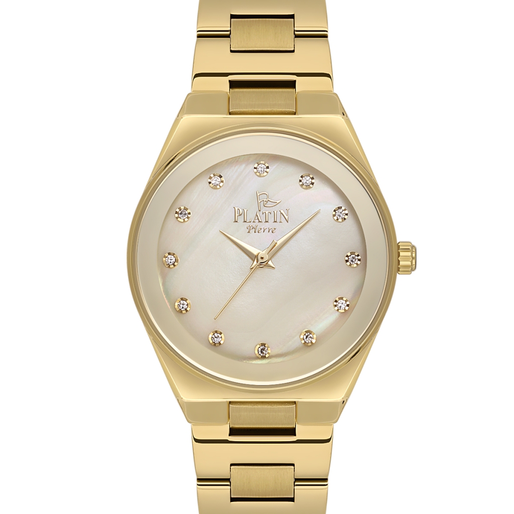 PLATİN PİERRE KADIN KOL SAATİ
