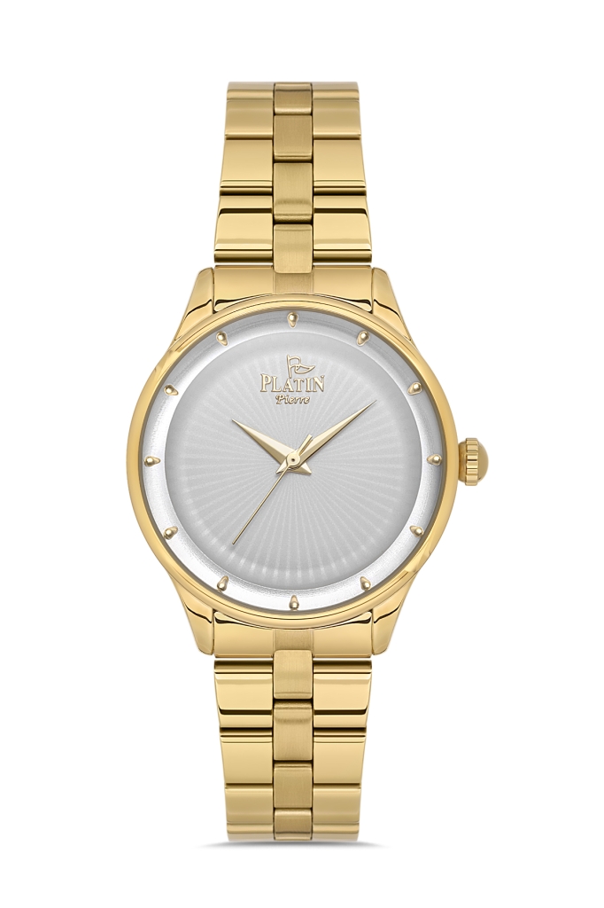 PLATİN PİERRE KADIN KOL SAATİ