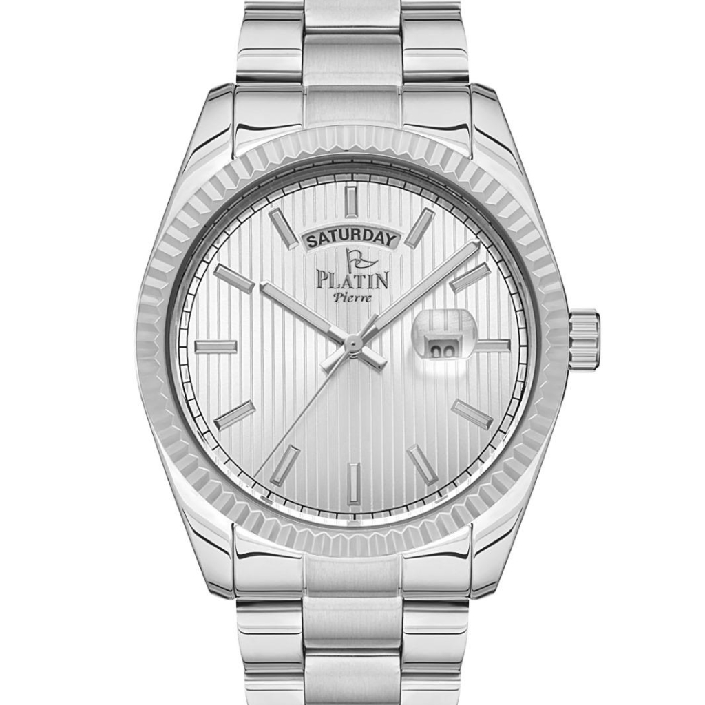PLATİN PİERRE ERKEK KOL SAATİ