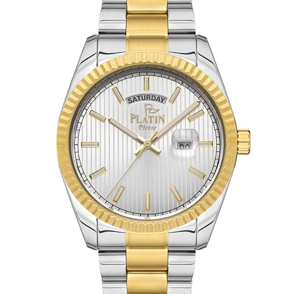 PLATİN PİERRE ERKEK KOL SAATİ