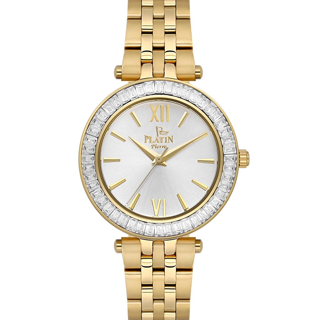 PLATİN PİERRE KADIN KOL SAATİ
