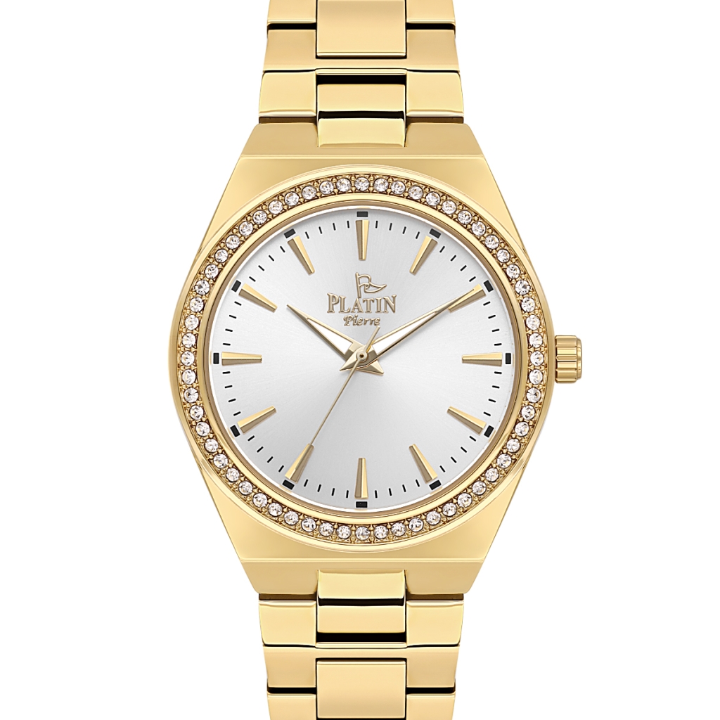 PLATİN PİERRE KADIN KOL SAATİ