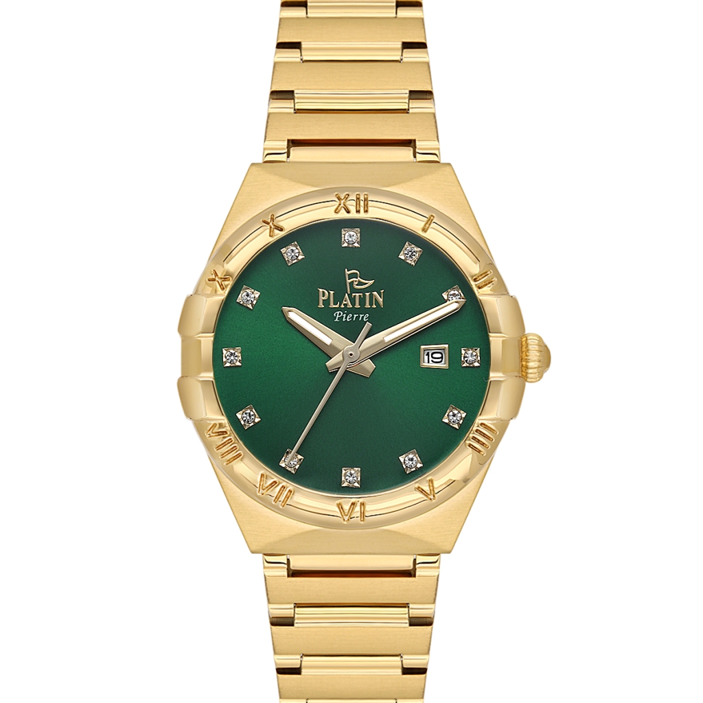PLATİN PİERRE KADIN KOL SAATİ