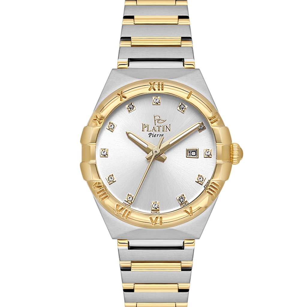 PLATİN PİERRE KADIN KOL SAATİ