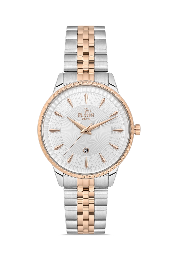 PLATİN PİERRE KADIN KOL SAATİ