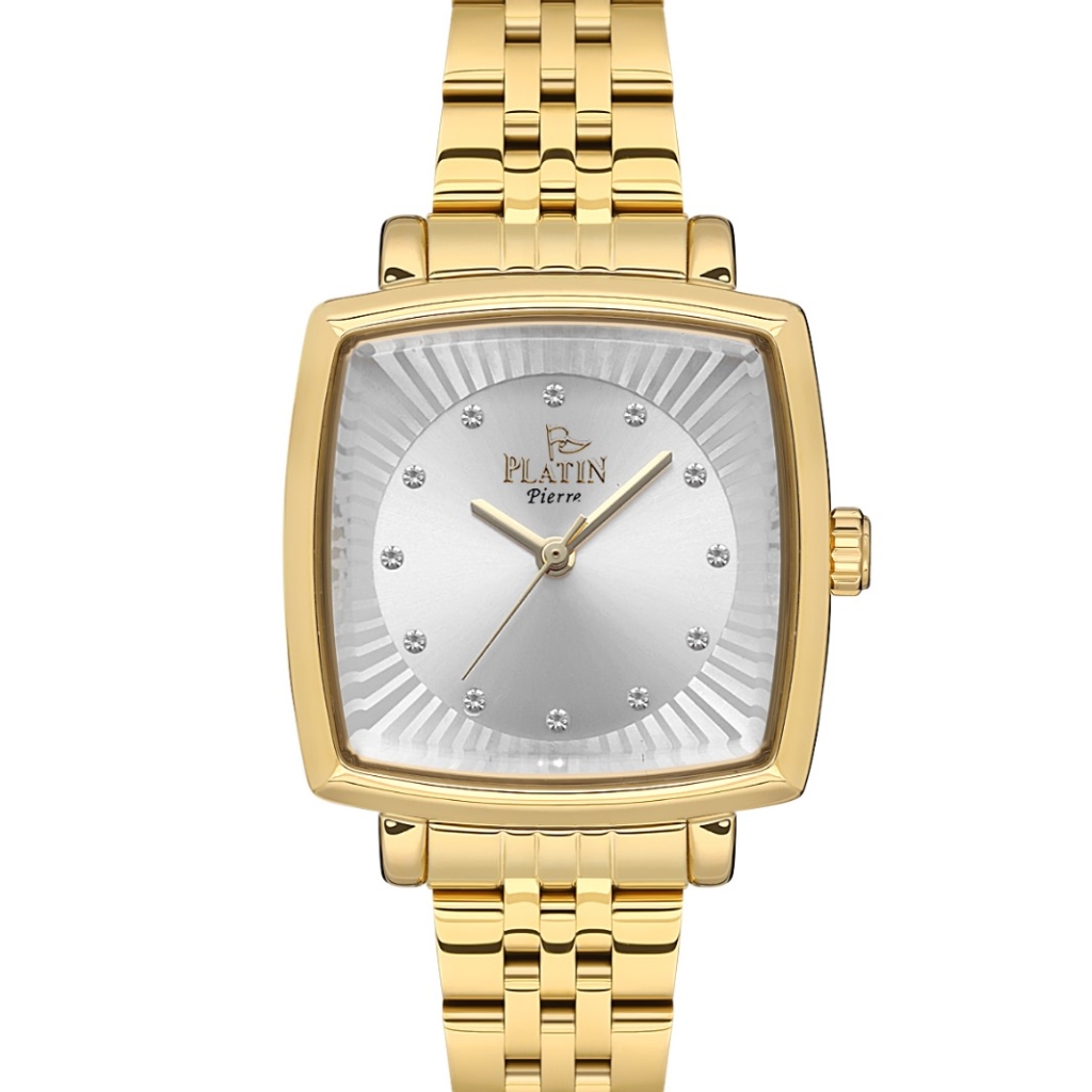 PLATİN PİERRE KADIN KOL SAATİ