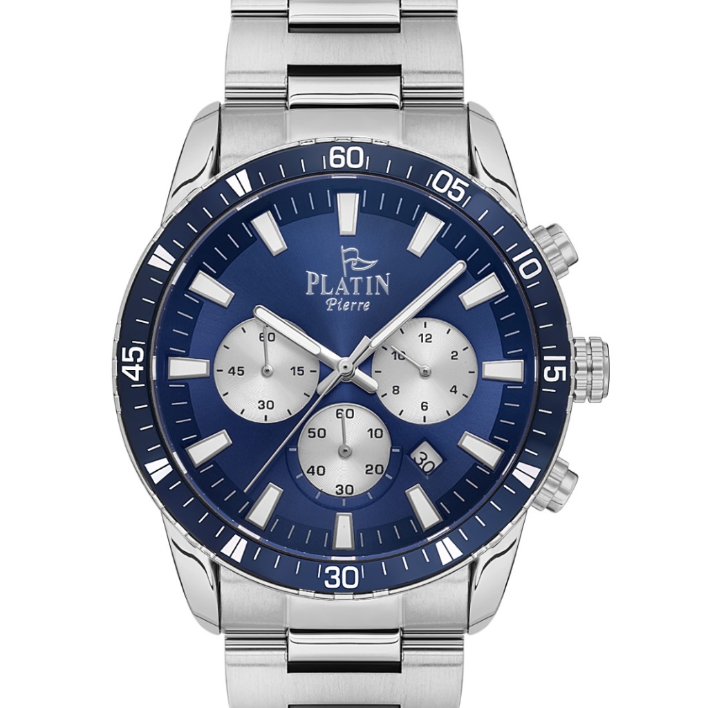 PLATİN PİERRE ERKEK KOL SAATİ