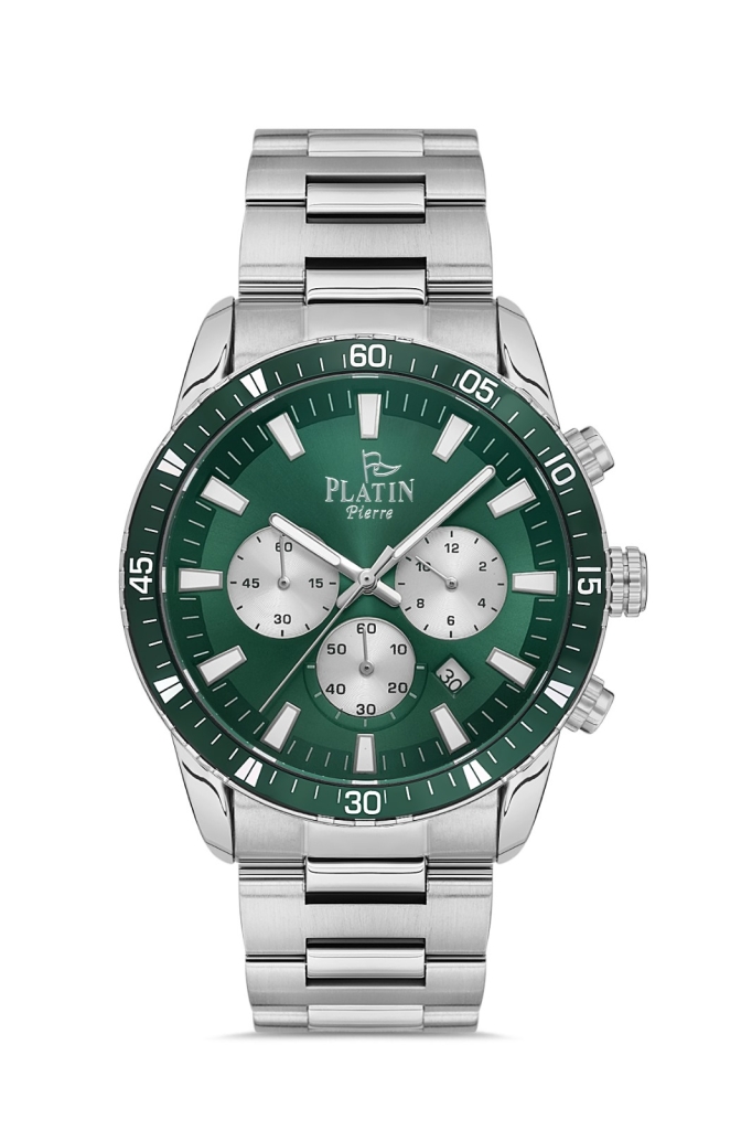 PLATİN PİERRE ERKEK KOL SAATİ