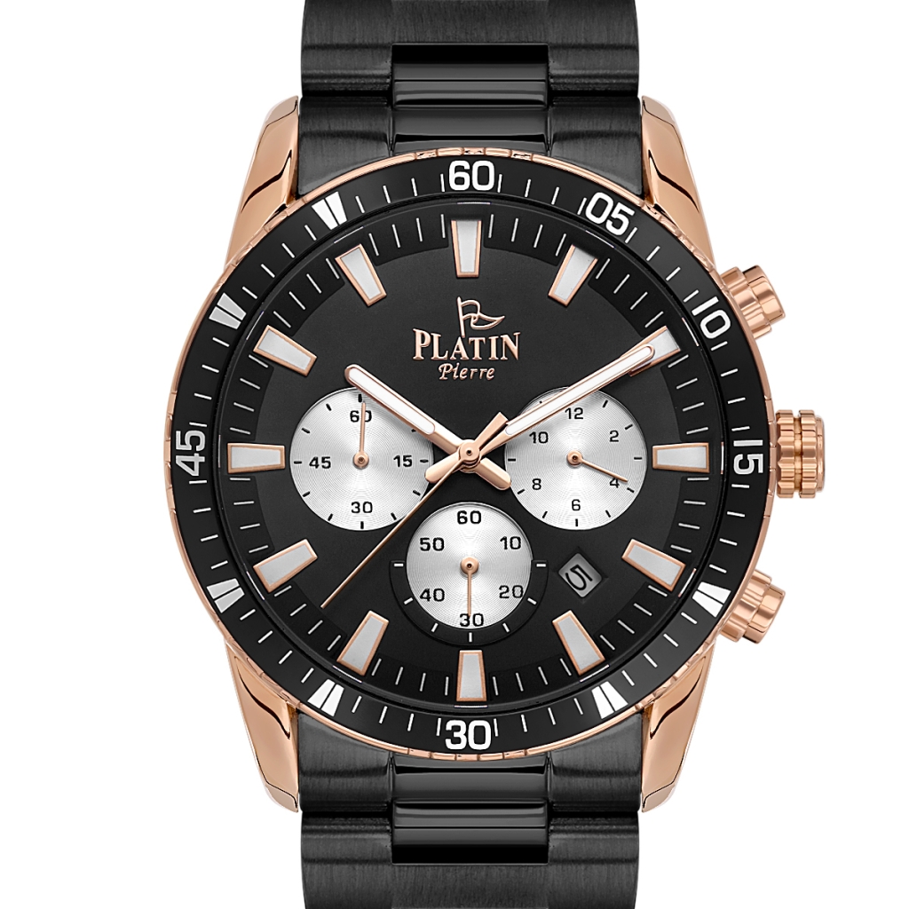 PLATİN PİERRE ERKEK KOL SAATİ